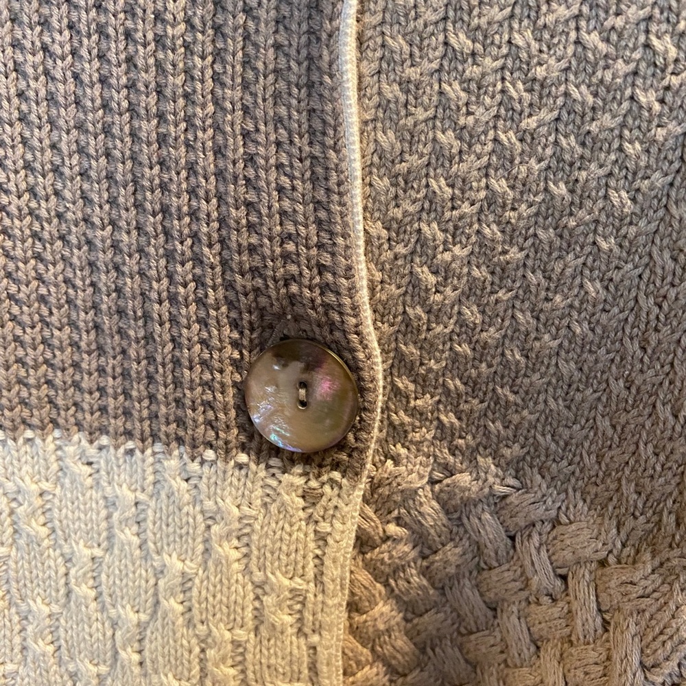 The Tog Shop Beige Patchwork Style Button Up Woma… - image 4